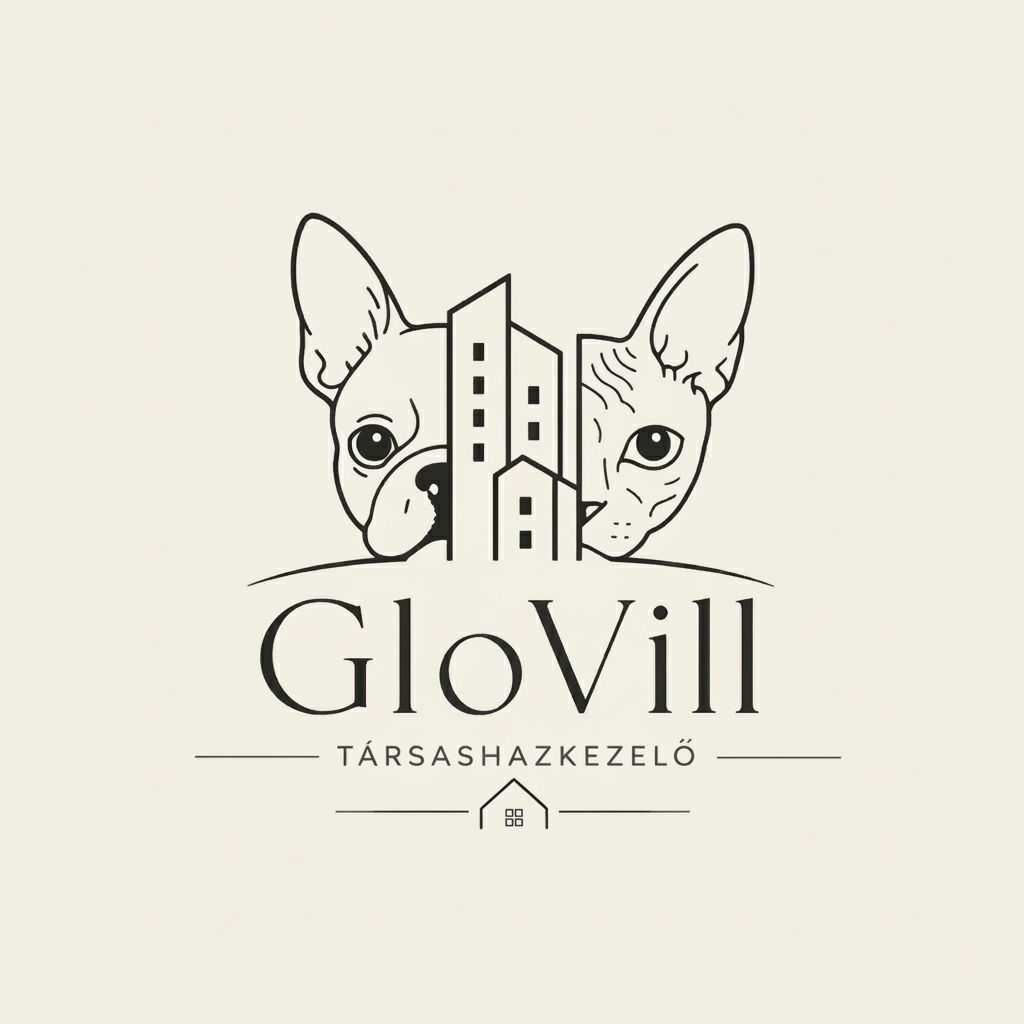 GloVill Társasházkezelő logó